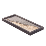 Nautical Wood Maps Treasure Coast - Grey Frame Nautical Wood Maps Treasure Coast - Grey Frame