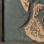 Nautical Wood Maps Lido Key & Siesta Key  Nautical Wood Maps Lido Key & Siesta Key