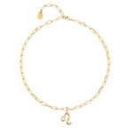 UNOde50 Leo Zodiac Charm - Gold