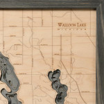 Nautical Wood Maps Walloon Lake  Nautical Wood Maps Walloon Lake