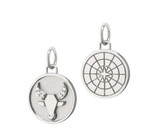 Monica Rich Kosann Mini Taurus Sterling Silver Charm with Sapphires