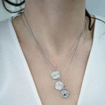 Monica Rich Kosann Mini Sagittarius Sterling Silver Charm with Sapphires