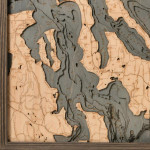 Nautical Wood Maps Whidbey & Camano Islands  Nautical Wood Maps Whidbey & Camano Islands