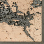 Nautical Wood Maps Lake Winnipesaukee  Nautical Wood Maps Lake Winnipesaukee