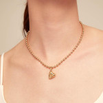 UNOde50 Heart Charm - Gold