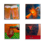 Houston Llew Spiritiles Custom Spiritile Bar Set of 4 Houston Llew Spiritiles Custom Spiritile Bar Set of 4