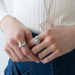 Monica Rich Kosann "Perseverance" Fish Ring