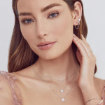 Shy Creation White Gold Diamond Pave Heart Pendant Necklace - Small Shy Creation White Gold Diamond Pave Heart Pendant Necklace - Small