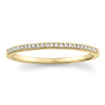 Shy Creation Yellow Gold Diamond Band Shy Creation Yellow Gold Diamond Band