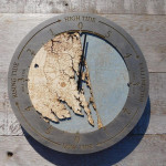 Nautical Wood Maps Virginia Beach to Kitty Hawk Tide Clock  Nautical Wood Maps Virginia Beach to Kitty Hawk Tide Clock