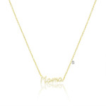 Meira T Mama Necklace with Diamond Accent Meira T Mama Necklace with Diamond Accent