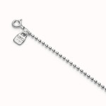 UNOde50 Hazte UNO Silver Short chain with beads UNOde50 Hazte UNO Silver Short chain with beads