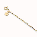 UNOde50 Hazte Uno Gold Short Chain with Beads UNOde50 Hazte Uno Gold Short Chain with Beads