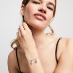 UNOde50 Hazte Uno Silver Bracelet with Beads and Elongated Pieces UNOde50 Hazte Uno Silver Bracelet with Beads and Elongated Pieces