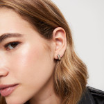 UNOde50 Ser Natural Silver Tube Earrings