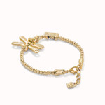 UNOde50 Ser Rebelde Gold Bracelet with Dragonfly UNOde50 Ser Rebelde Gold Bracelet with Dragonfly