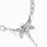 UNOde50 Ser Rebelde Silver Necklace with Dragonfly