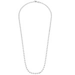 UNOde50 Hazte Uno Silver Long Beads Chain