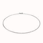 UNOde50 Hazte Uno Short Silver Link Chain
