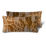 Kevin O'Brien Studio Metallic Willow Velvet Pillow - Copper Ivy Kevin O'Brien Studio Metallic Willow Velvet Pillow - Copper Ivy