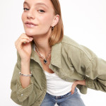 UNOde50 Ser Brave Necklace with Crystal - Silver