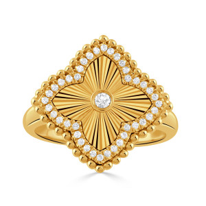 Doves by Doron Paloma Helios Gold and Diamond Ring Doves by Doron Paloma Helios Gold and Diamond Ring