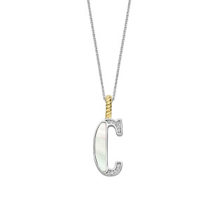 Ti Sento Milano Letter Pendant - C
