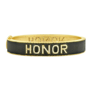 Freida Rothman The Honor Bangle Gold + Rhodium