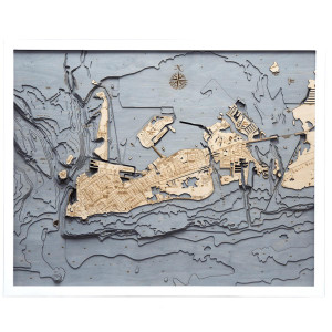 Florida 3D Nautical Wood Map Art | Giving Tree Gallery