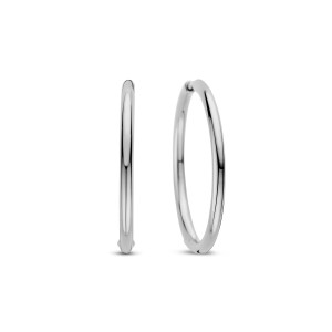 Ti Sento Milano Classic Hoops - Silver