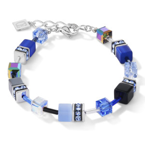 Coeur de Lion GeoCUBE Bracelet - Cobalt Blue 