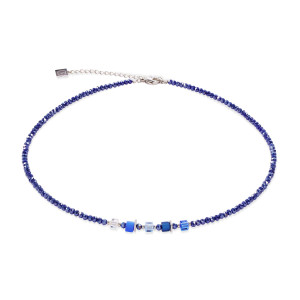 Coeur de Lion Joyful Colours Update Necklace - Silver - Blue 