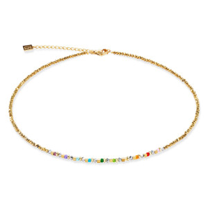 Coeur de Lion Necklace Golden Whisper - Rainbow 