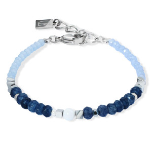Coeur de Lion Bracelet Amulet Modern Future - Silver-Blue