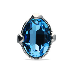 UNOde50 Ser Deslumbrante Large Ring - Azul (Blue)