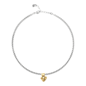 Necklace with Small Gold Heart Detail