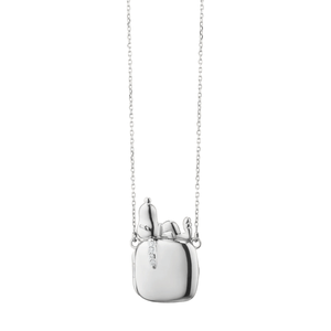 Snoopy x Viv Slim Locket in Sterling Silver
