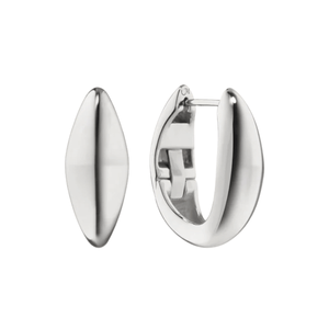 Points North Huggie Earring - Sterling Silver - Large