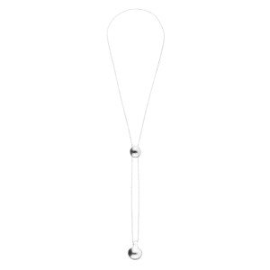 UNOde50 Long Necklace with an Adjustable Chain and Two Weights 
