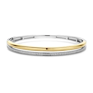 Ti Sento Milano Zirconia Double Bangle 