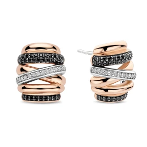 Ti Sento Milano Honeycomb Crossover Earrings