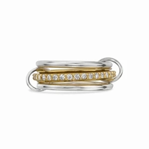 Meditation Rings Union Meditation Spinner Ring - Two-Tone 