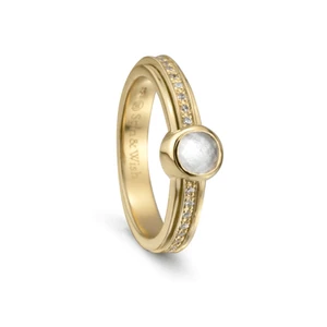 Vitality Meditation Spinner Ring - Gold