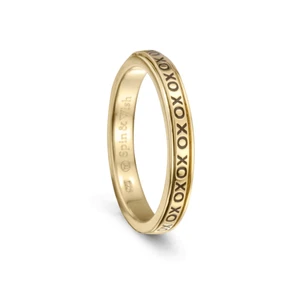 XO Meditation Spinner Ring - Gold