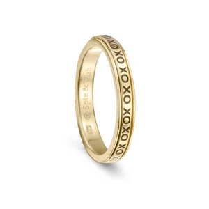 Meditation Rings XO Meditation Spinner Ring - Gold