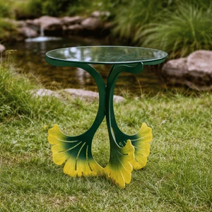 Cricket Forge Ginkgo Leaf Table