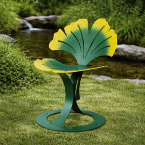 Cricket Forge Ginkgo Leaf Chair