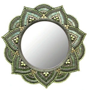 Zetamari Mosaics Mandala Starlight Mirror - Sweetfern 