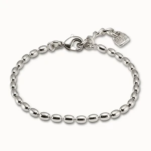 Oval Link Chain Bracelet - Silver