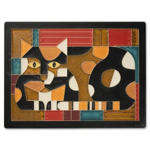 Motawi Tileworks Quilt Cat 